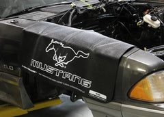 Mustang Running Pony Fender Protection Mat | #FG2105-1 | Fender Gripper - Available from NEMESISUK.COM