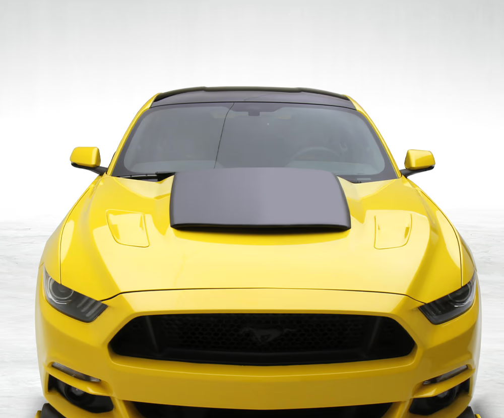 Hood Scoop (Satin Black) for Mustang 2015-17 | #FO22A01 | Air Design