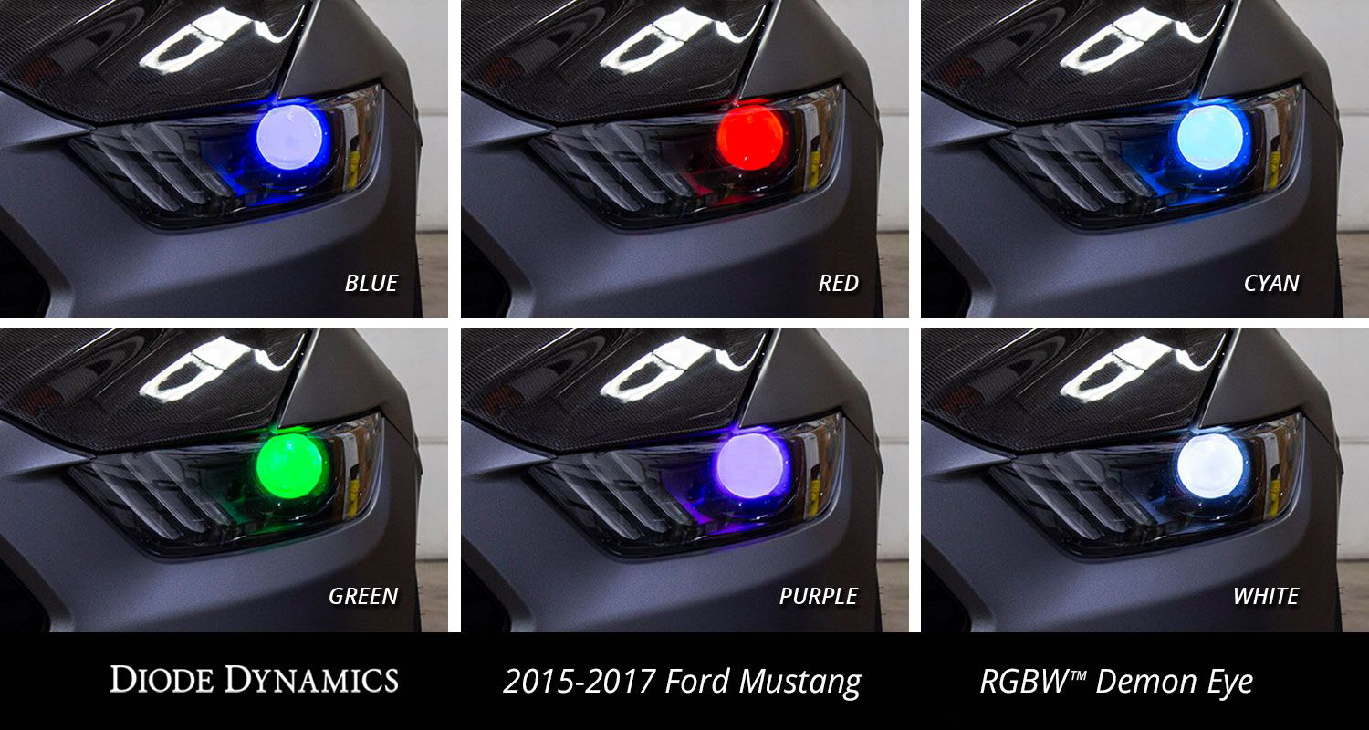 マルチカラー デーモンアイキット 2015-2017 Ford Mustang Multi-colour Demon Eye Kit for Mustang 2015-17 | #DD2223 | Diode