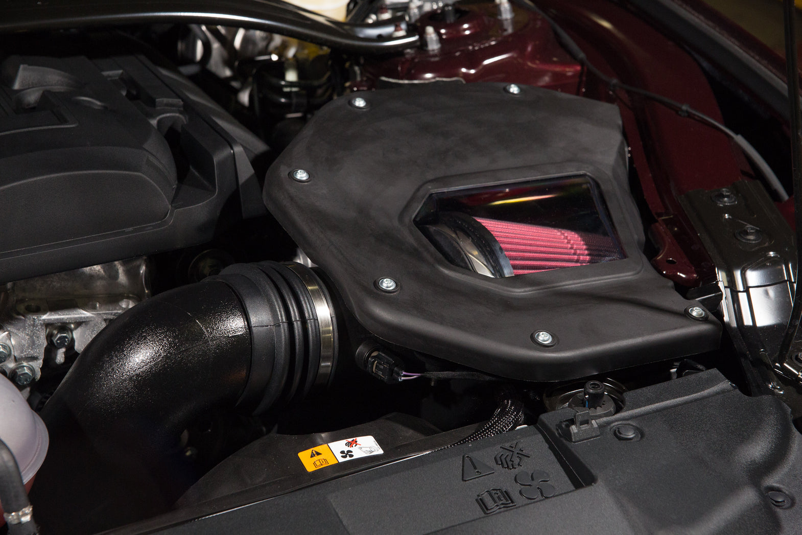 Corsa Carbon Fiber Closed Box Air Intake 419850D for 2018-22 Coyote, Mustang Corsa Carbon Fiber Closed Box Air Intake 419850D for 2018-22 Coyote, Mustang