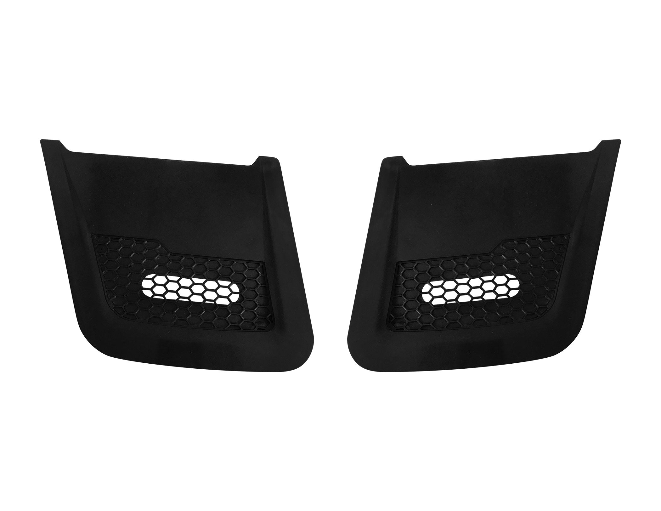 DRAKE Hood Vent Inserts (Black) for Mustang 2018-23 | #JR3B-16C630-A - Available from NEMESISUK.COM