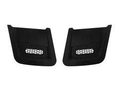 DRAKE Hood Vent Inserts (Black) for Mustang 2018-23 | #JR3B-16C630-A - Available from NEMESISUK.COM