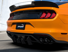 DRAKE Wicker Bill Spoiler (Satin Black) for Mustang 2015-23 | #JR3B-6344210-A - Available from NEMESISUK.COM