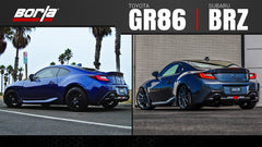 Cat-Back Exhaust For Toyota GR86 / Subaru BRZ 2.4L 2022-24 | Borla - Available from NEMESISUK.COM