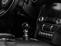 Retro Style 6-Speed Shift Knob (Black) for Mustang 2015-23 | #387421-MB | Modern Billet - Available from NEMESISUK.COM