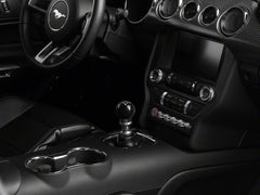 Retro Style 6-Speed Shift Knob (Black) for Mustang 2015-23 | #387421-MB | Modern Billet - Available from NEMESISUK.COM