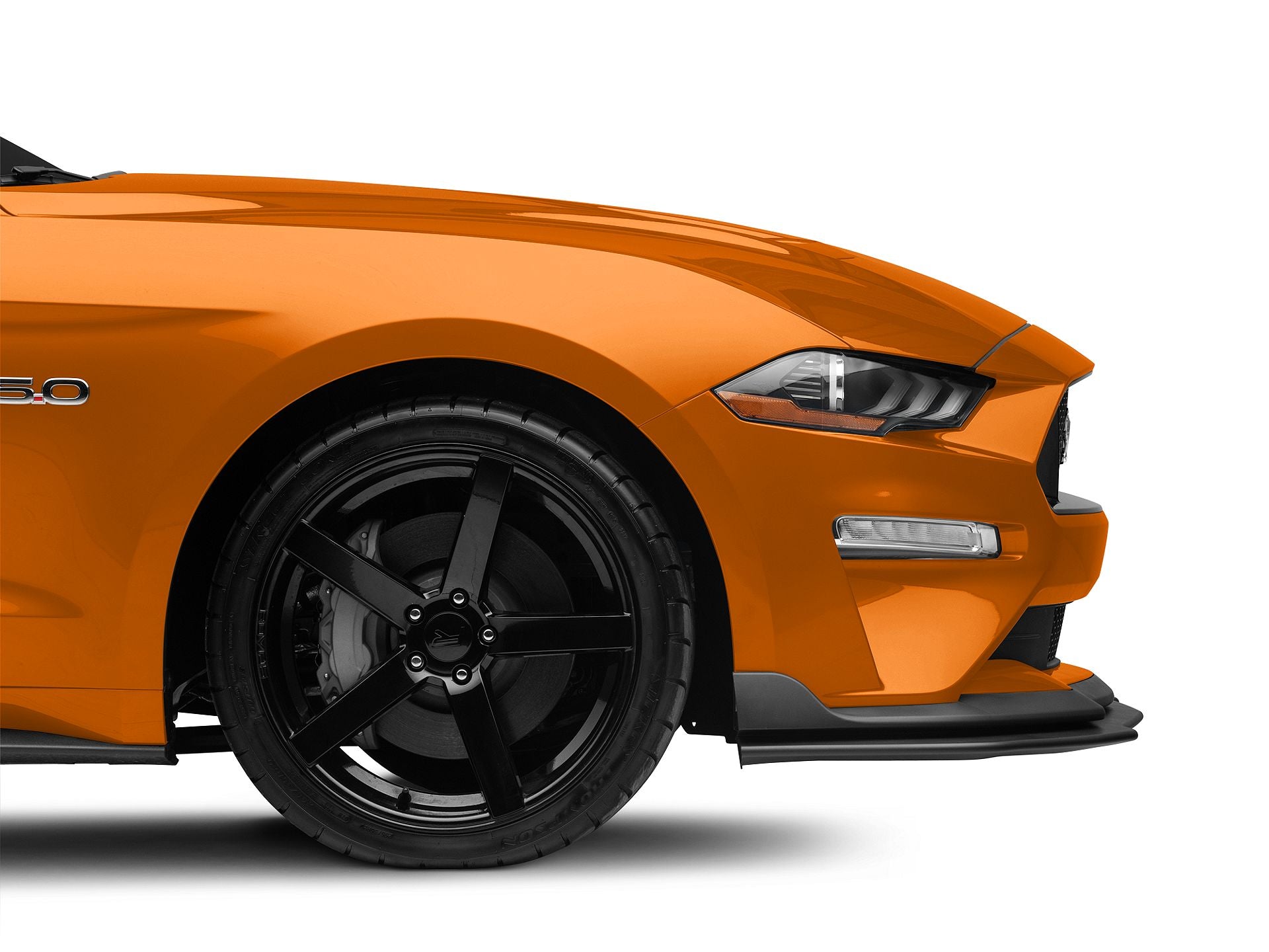 Performance Pack 2 Style Front Splitter for Mustang 2018-23 | #MPC-HG-MU18-CS | MP Concepts