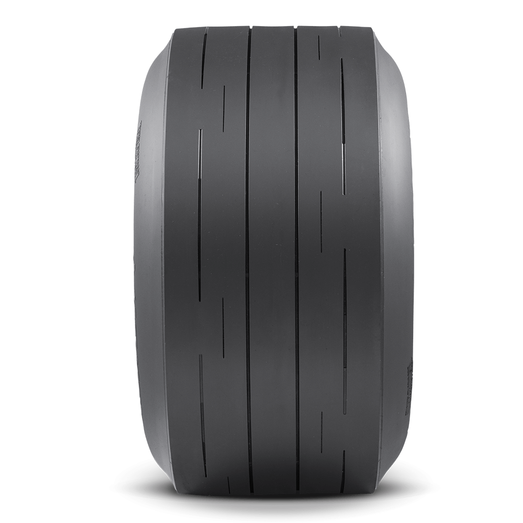 Drag Racing Rear Wheel & Tyre Package Weld Ventura Beadlock S904 17x114.3 Black with 'Mickey Thomson ET Street R' Tires (pair)
