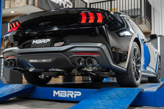 Armor Pro Active 3" Cat-Back Exhaust (Carbon Fibre Tips) for Mustang 5.0L GT 2024+ | #S72553CF | MBRP - Available from NEMESISUK.COM