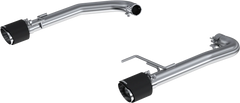 Armor Pro Street 2.5" Muffler Delete Axle-Back Exhaust (Carbon Fibre Tips) for Mustang 2.3L EcoBoost 2015-22 | #S72473CF | MBRP - Available from NEMESISUK.COM