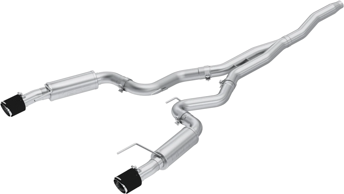 Armor Pro Street 3" Cat-Back Exhaust (Carbon Fibre Tips) for Mustang 2.3L EcoBoost 2015-22 | #S72753CF | MBRP - Available from NEMESISUK.COM