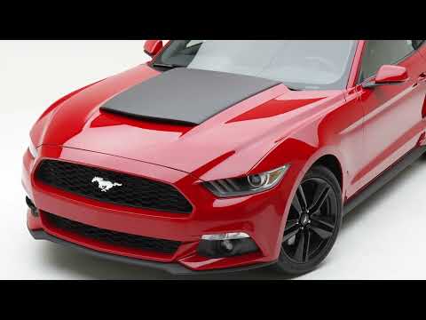 Hood Scoop (Satin Black) for Mustang 2015-17 | #FO22A01 | Air Design