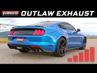 
              FLOWMASTER 'Outlaw' Axle-Back Exhaust (Black Tips) for Mustang 5.0L GT 2018-23 | #817824
            