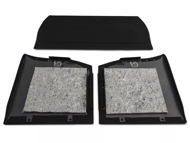 Rear Seat Delete Black Carpet For Ford Mustang 2015-23 | 388917 | SpeedForm