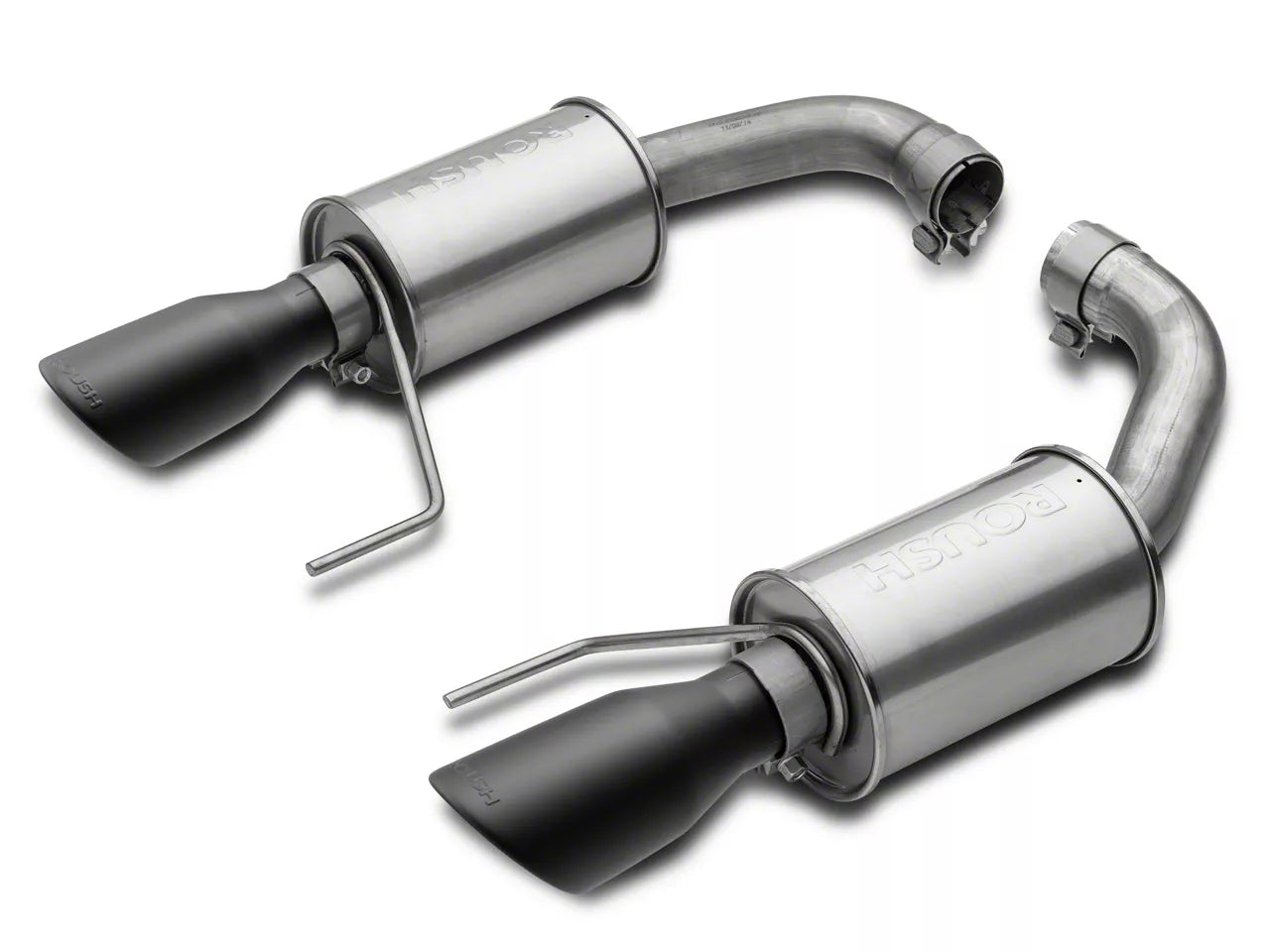 Axle-Back Exhaust (Black) for Mustang 5.0L GT 2015-17 | #421834-BLK | Roush