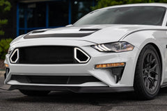 RTR Upper/Lower Grille Kit (with/without LED Accent Lights) for Mustang 2018-23 | #403271-76