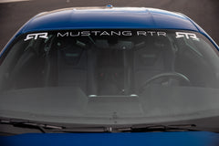 RTR Windshield Banner (feat. Mustang RTR & Logo) for Mustang 2005-23 | #406934