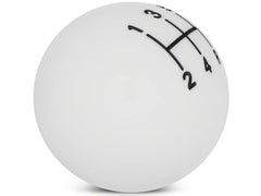 5-Speed Retro Style Shift Knob (Black/White) for Mustang 2005-10 | #41065/66 | Modern Billet - Available from NEMESISUK.COM