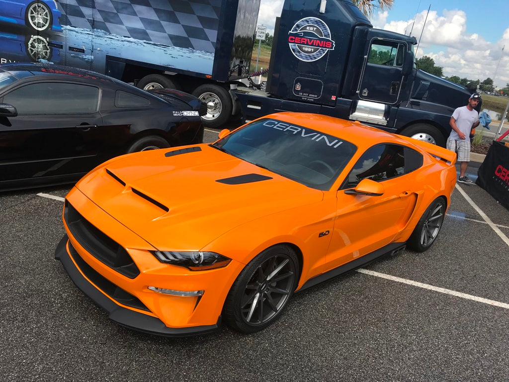 Cervinis Ram Air Hood (Unpainted) for Mustang 2018-23 | #1237 - Available from NEMESISUK.COM