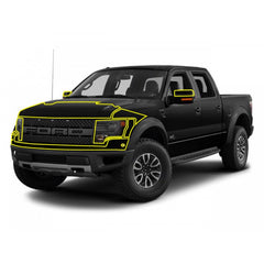 ANCHOR ROOM Paint Protection Vinyl Film (Crystal Clear) for Raptor 2010-14 | #10FR_PP
