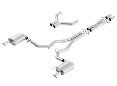 Mustang 2015-17 5.0L GT Performance Cat-Back Exhaust Borla 3 Inch S-Type 140629