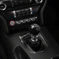 Modern Billet Retro Style 6-Speed Shift Knob (Black) for Mustang 2015-23 | #387421-MB