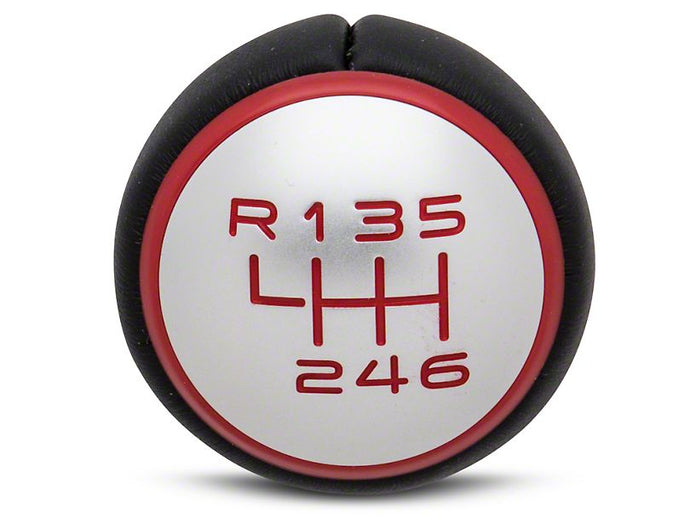 MODERN BILLET GT350 Style Shift Knob (Red) for Mustang 2015-20 | #393897 | Available from NEMESISUK.COM