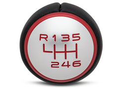 MODERN BILLET GT350 Style Shift Knob (Red) for Mustang 2015-20 | #393897 | Available from NEMESISUK.COM