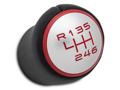 Modern Billet GT350 Style Shift Knob (Red) for Mustang 2015-20 | #393897 - Available from NEMESISUK.COM
