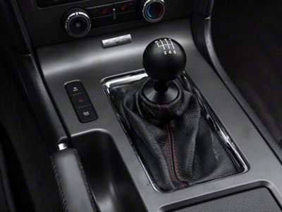 6 Speed White Manual Gear Shift Knob Ball Fit For Ford Mustang Shelby