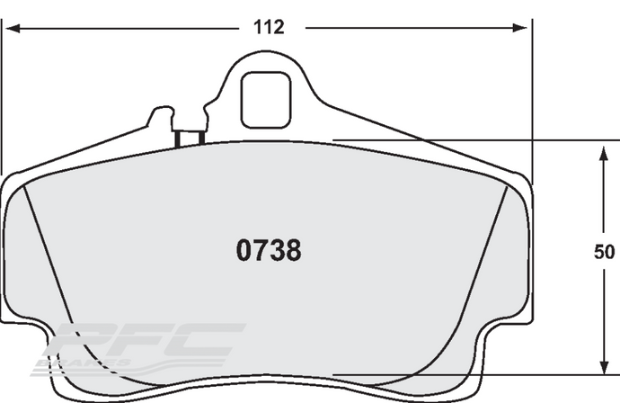 PFC0738-10 Boxster & Cayman Rear Pads Nemesis UK