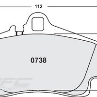 PFC0738-10 Boxster & S Rear Pads Nemesis UK