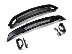 Upper/Lower Grille Kit (with/without LED Accent Lights) for Mustang 2018-23 | #403271-75 | RTR