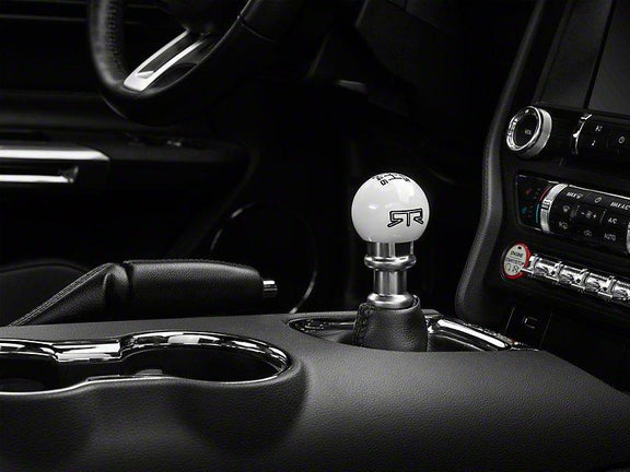 RTR Shift Knob (White/Black) for Mustang 2005-14 | #387316.  Available from NEMESISUK.COM