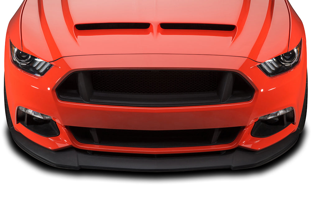 CERVINIS C-Series Chin Spoiler (Matte Black) for Mustang 2015-17 | #4442-MB - Available from NEMESISUK.COM